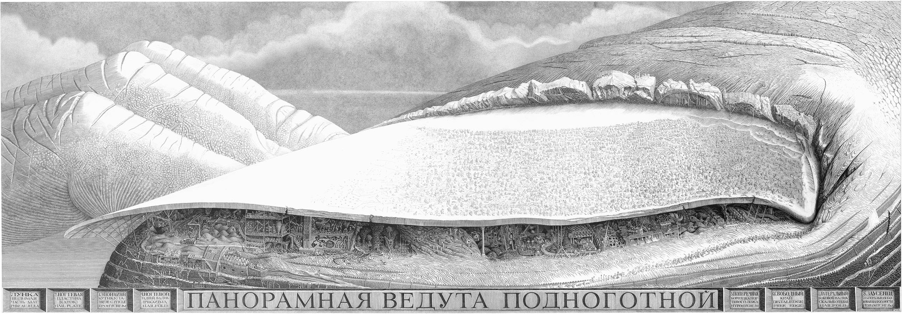 Panoramic veduta of the Undernail